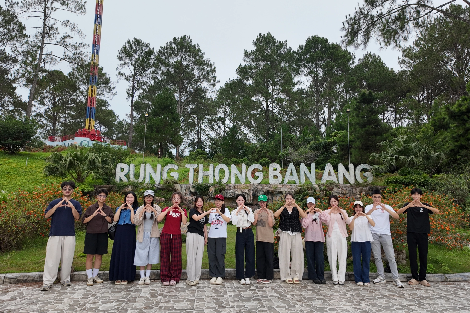 Check-in rừng thông xanh mướt